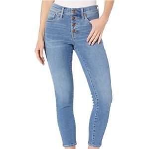 Madewell 9" mid-rise skinny crop jeans